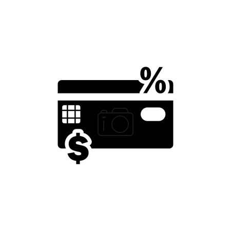 Foto de Tarjeta de Crédito Icono de vector plano internacional. Símbolo sólido simple aislado sobre fondo blanco - Imagen libre de derechos