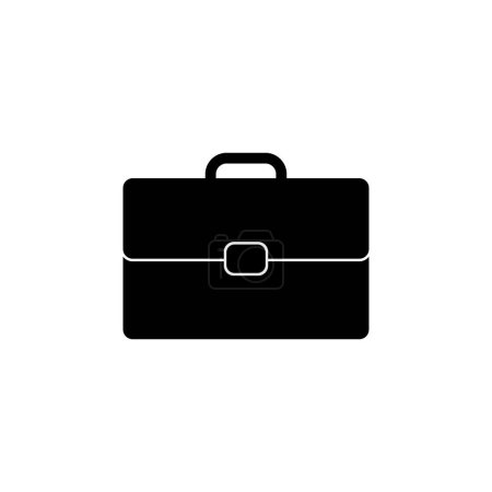 Foto de Maletín icono de vector plano. Símbolo sólido simple aislado sobre fondo blanco - Imagen libre de derechos