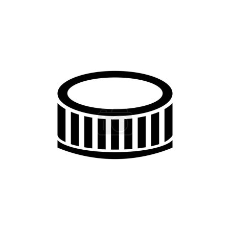 Foto de Neumático icono de vector plano. Símbolo sólido simple aislado sobre fondo blanco - Imagen libre de derechos