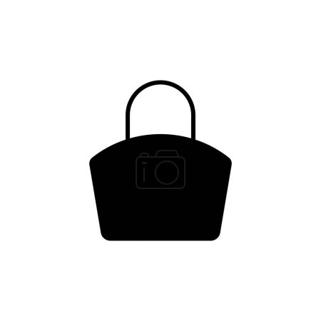 Illustration for Suitcase for Animals flat vector icon. Simple solid symbol isolated on white background - Royalty Free Image