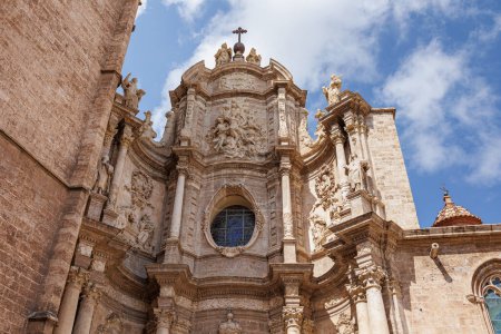 Photo for La Seu de Valencia, Valencia St Mary's Cathedral, a Roman Catholic Church. - Royalty Free Image
