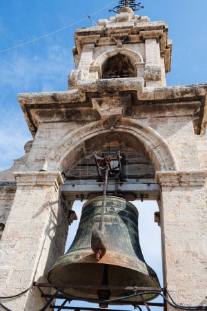 Photo for Detail of the Bell called El Miguelete, or Micalet, in the Tower of the Cathedral in Valencia, Spain. - Royalty Free Image