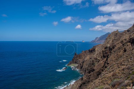 La vue sur la mer sur la côte nord de Tenerife
