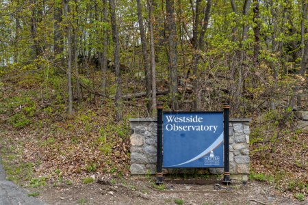 Photo for Danbury, CT - May 3, 2023: Westside Observatory is located on a hill on Western Connecticut State University's Westside campus. - Royalty Free Image