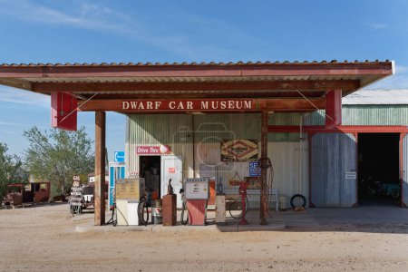 Photo for Maricopa, AZ - Oct. 3, 2021: The Dwarf Car Museum is home of the first Dwarf Race Car handmade by Ernie Adams. - Royalty Free Image