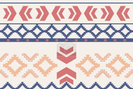 African geometric oriental tribal ethnic pattern. traditional background. Design for carpet,wallpaper,clothing,wrapping,batik,fabric,Vector illustration embroidery style.
