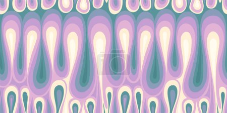 Illustration for Holographic abstract pattern. Trendy seamless print. Vector design for paper, cover, fabric, interior decor and other - Royalty Free Image