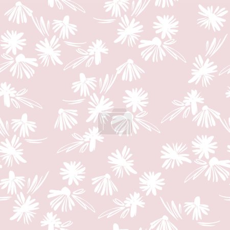 Illustration for Floral seamless pattern. Vector design for paper, cover, fabric, interior decor and other users - Royalty Free Image