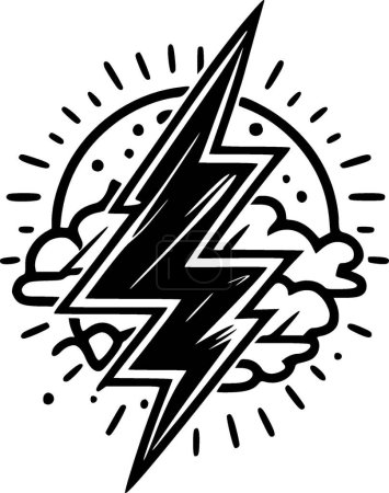 Illustration for Lightning - high quality vector logo - vector illustration ideal for t-shirt graphic - Royalty Free Image