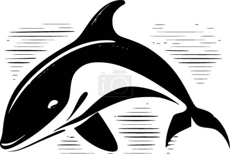 Illustration for Killer whale - high quality vector logo - vector illustration ideal for t-shirt graphic - Royalty Free Image