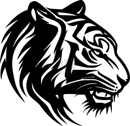 Téléchargez les illustrations : Tigers - logo vectoriel de haute qualité - illustration vectorielle idéale pour t-shirt graphique - en licence libre de droit