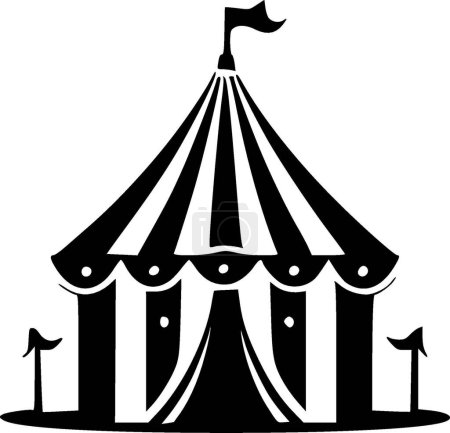 Ilustración de Circo - logotipo vectorial de alta calidad - ilustración vectorial ideal para el gráfico de camisetas - Imagen libre de derechos