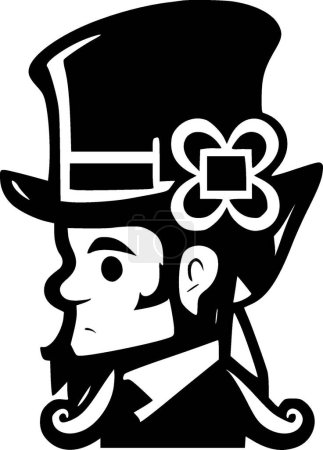 Ilustración de Irlandés - logotipo vectorial de alta calidad - ilustración vectorial ideal para el gráfico de camisetas - Imagen libre de derechos