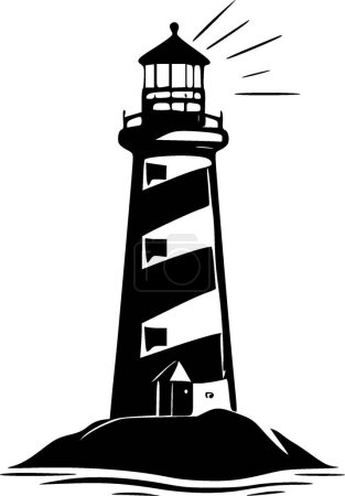Illustration for Lighthouse - high quality vector logo - vector illustration ideal for t-shirt graphic - Royalty Free Image