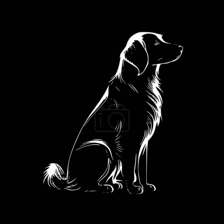 Illustration for Golden retriever - high quality vector logo - vector illustration ideal for t-shirt graphic - Royalty Free Image