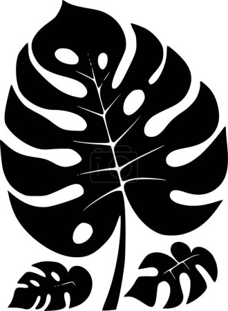Ilustración de Monstera - logotipo vectorial de alta calidad - ilustración vectorial ideal para el gráfico de camisetas - Imagen libre de derechos