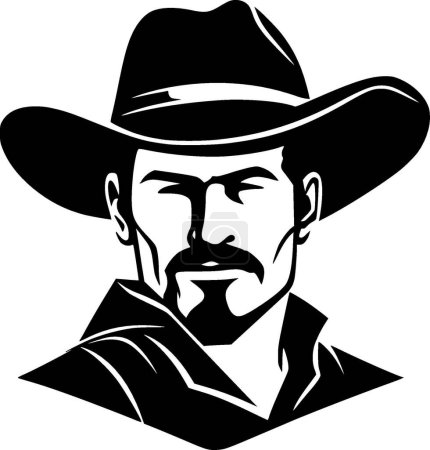 Ilustración de Western - logotipo vectorial de alta calidad - ilustración vectorial ideal para el gráfico de camisetas - Imagen libre de derechos