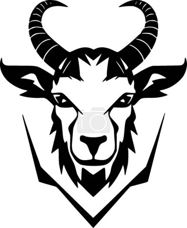 Illustration for Goat - high quality vector logo - vector illustration ideal for t-shirt graphic - Royalty Free Image