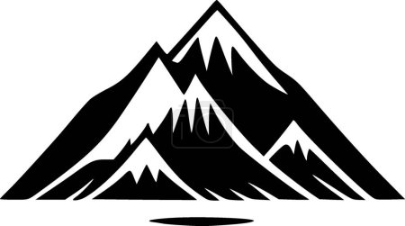 Ilustración de Montaña - logotipo vectorial de alta calidad - ilustración vectorial ideal para el gráfico camiseta - Imagen libre de derechos