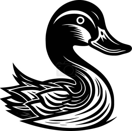 Illustration for Duck - high quality vector logo - vector illustration ideal for t-shirt graphic - Royalty Free Image