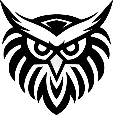 Illustration for Owl - high quality vector logo - vector illustration ideal for t-shirt graphic - Royalty Free Image