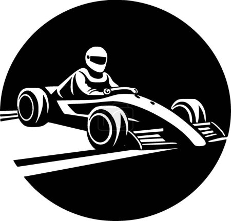 Illustration for Racing - high quality vector logo - vector illustration ideal for t-shirt graphic - Royalty Free Image