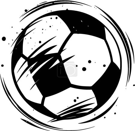 Illustration for Football - high quality vector logo - vector illustration ideal for t-shirt graphic - Royalty Free Image