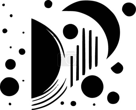 Téléchargez les illustrations : Abstrait - logo minimaliste et plat - illustration vectorielle - en licence libre de droit