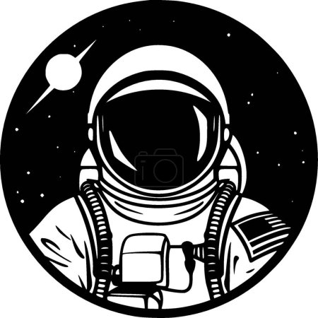 Ilustración de Astronauta - logotipo vectorial de alta calidad - ilustración vectorial ideal para el gráfico de camisetas - Imagen libre de derechos