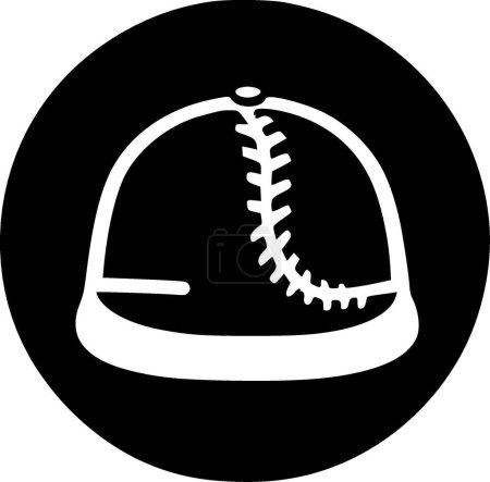 Illustration for Baseball - minimalist and flat logo - vector illustration - Royalty Free Image