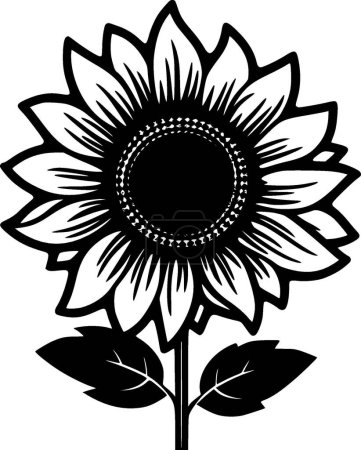 Illustration for Sunflower - high quality vector logo - vector illustration ideal for t-shirt graphic - Royalty Free Image