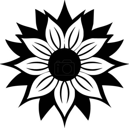 Illustration for Flower - high quality vector logo - vector illustration ideal for t-shirt graphic - Royalty Free Image