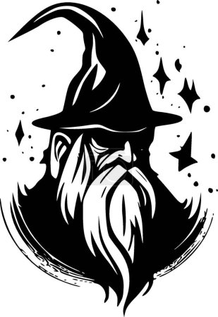 Illustration for Wizard - high quality vector logo - vector illustration ideal for t-shirt graphic - Royalty Free Image