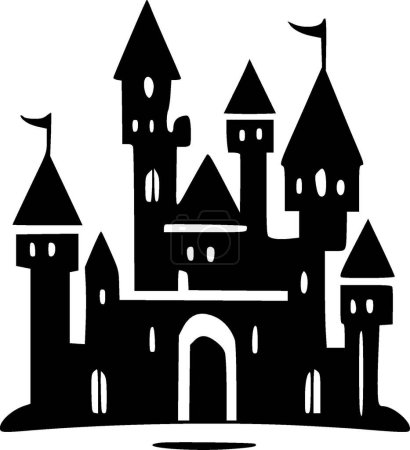 Illustration for Castle - high quality vector logo - vector illustration ideal for t-shirt graphic - Royalty Free Image