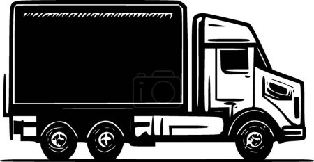 Illustration for Truck - high quality vector logo - vector illustration ideal for t-shirt graphic - Royalty Free Image