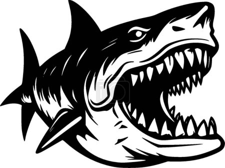 Illustration for Shark - high quality vector logo - vector illustration ideal for t-shirt graphic - Royalty Free Image