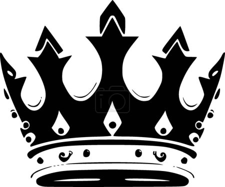 Illustration for Crown - high quality vector logo - vector illustration ideal for t-shirt graphic - Royalty Free Image