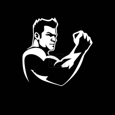 Téléchargez les illustrations : Biceps - logo vectoriel de haute qualité - illustration vectorielle idéale pour t-shirt graphique - en licence libre de droit