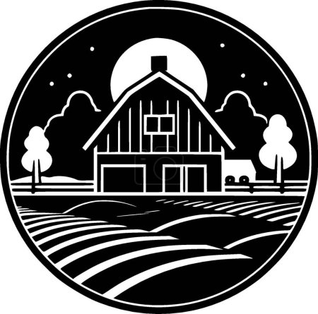 Illustration for Farm - high quality vector logo - vector illustration ideal for t-shirt graphic - Royalty Free Image