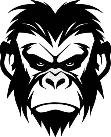 Illustration for Monkey - high quality vector logo - vector illustration ideal for t-shirt graphic - Royalty Free Image