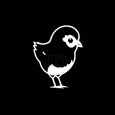 Illustration for Chicken - minimalist and flat logo - vector illustration - Royalty Free Image