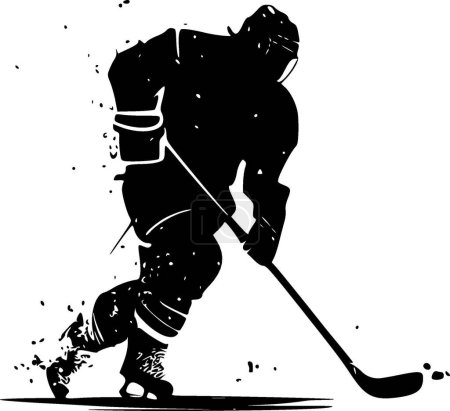 Illustration for Hockey - high quality vector logo - vector illustration ideal for t-shirt graphic - Royalty Free Image