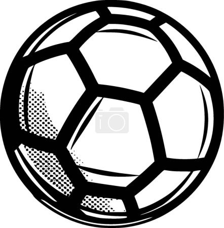 Illustration for Football - high quality vector logo - vector illustration ideal for t-shirt graphic - Royalty Free Image
