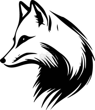 Ilustración de Fox - logotipo vectorial de alta calidad - ilustración vectorial ideal para el gráfico de camisetas - Imagen libre de derechos