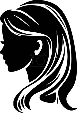 Illustration for Woman - high quality vector logo - vector illustration ideal for t-shirt graphic - Royalty Free Image