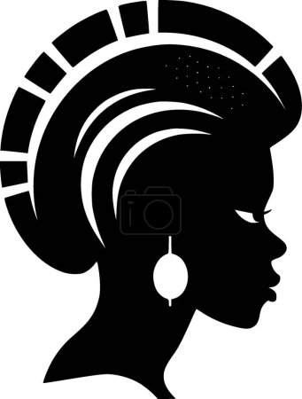 Illustration for African - high quality vector logo - vector illustration ideal for t-shirt graphic - Royalty Free Image