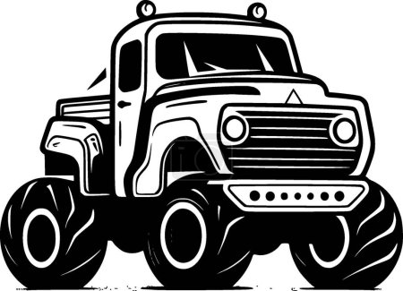 Illustration for Monster truck - high quality vector logo - vector illustration ideal for t-shirt graphic - Royalty Free Image
