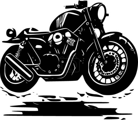 Ilustración de Motocicleta - logotipo vectorial de alta calidad - ilustración vectorial ideal para el gráfico de la camiseta - Imagen libre de derechos