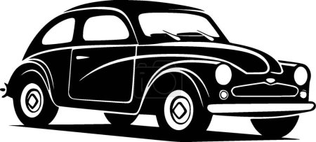 Illustration for Cars - minimalist and flat logo - vector illustration - Royalty Free Image