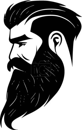 Illustration for Beard - high quality vector logo - vector illustration ideal for t-shirt graphic - Royalty Free Image